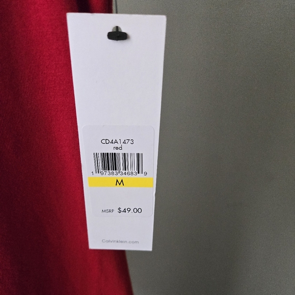 Calvin klein dress sz Medium Red/Gold - Picture 4 of 5